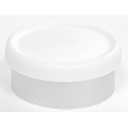 White 20mm Matte Flip Cap Vial Seals, West Pharmaceutical, Bag of 1,000