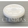 White 20mm Flip Off® Vial Seals, Pack of 100. Manufactured in the USA by West Pharmaceutical Services.