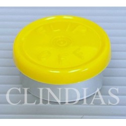 Yellow 20mm Flip Off® Vial Seals, Bag of 1000