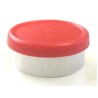 Red 20mm Matte Flip Cap Vial Seals, West Pharmaceutical, Bag of 1,000