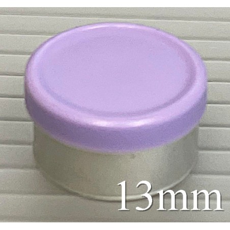 Lavender 13mm West Matte Flip Cap Vial Seals, Bag of 1,000