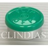 Green 20mm Flip Off® Vial Seals, Bag of 1000. Manufactured by West Pharmaceutical Services.