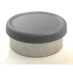 Dark Gray 20mm Matte Flip Cap Vial Seals, West Pharmaceutical, Bag of 1,000