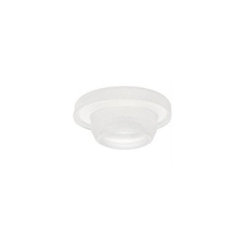 20mm Vial Stopper, Solid Silica Silicone Round Bottom Style, Bag of 1000 Pieces