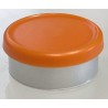 Rust Orange 20mm Matte Flip Cap Vial Seals, West Pharmaceutical, Bag of 1,000