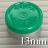 Green 13mm Flip Off® Vial Seals, West Pharmaceutical, Bag of 1,000