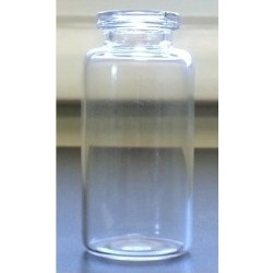 20mL Clear Serum Vials, Squared Shoulders, 30x57mm, Inverted Tray of 108pc