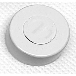 20mm Center Tear Out Unlined Aluminum Vial Seals, White Color, Bag of 1000