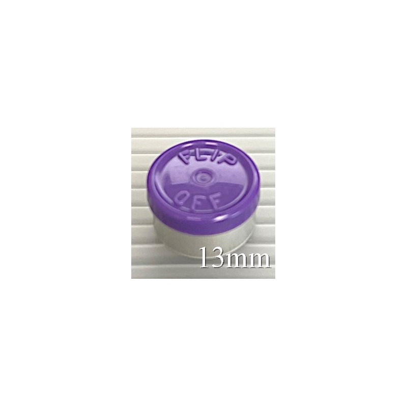 Purple 13mm Flip Off® Vial Seals, West Pharmaceutical, Bag of 1,000