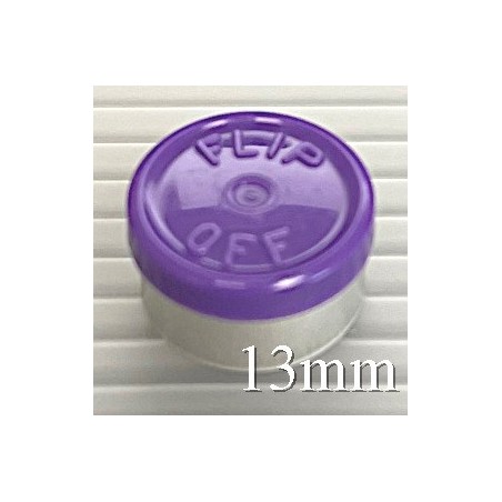 Purple 13mm Flip Off® Vial Seals, West Pharmaceutical, Bag of 1,000