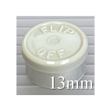 Misty Gray 13mm Flip Off® Vial Seals, West Pharmaceutical, Bag of 1,000