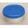 Royal Blue 20mm Matte Flip Cap Vial Seals, West Pharmaceutical, Bag of 1,000