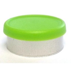 Willow Green 20mm Matte Flip Cap Vial Seals, West Pharmaceutical, Bag of 1,000