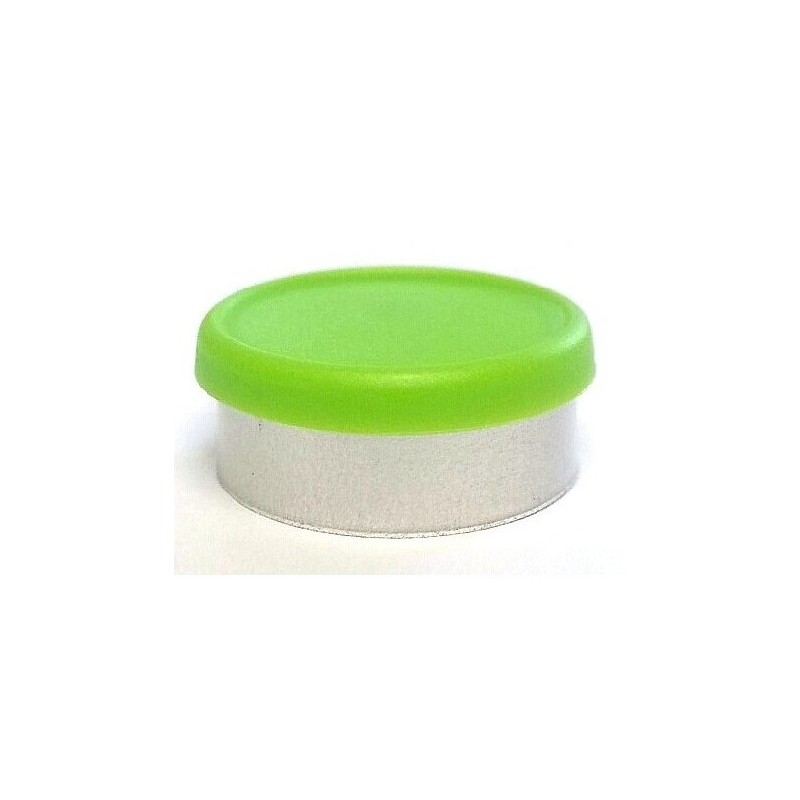 Willow Green 20mm Matte Flip Cap Vial Seals, West Pharmaceutical, Bag of 1,000