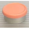 Peach color 20mm Matte Flip Cap Vial Seals, West Pharmaceutical, Bag of 1,000