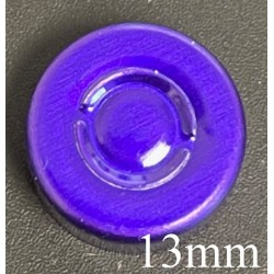 13mm Aluminum Center Tear Vial Seals, Purple Color, Bag of 1,000