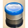 West 13mm Smooth Gloss Flip Cap Vial Seals, Royal Blue, Bag of 1,000