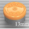 Faded Light Orange 13mm Flip Off® Vial Seals, West Pharmaceutical, Bag of 1,000