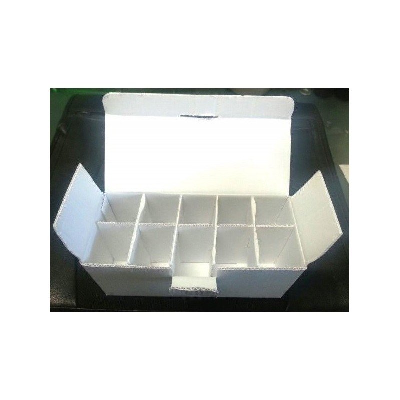 Treasure Chest 10ml Vial Boxes, for Packaging 10 x 10ml Serum Vials, Pack of 5