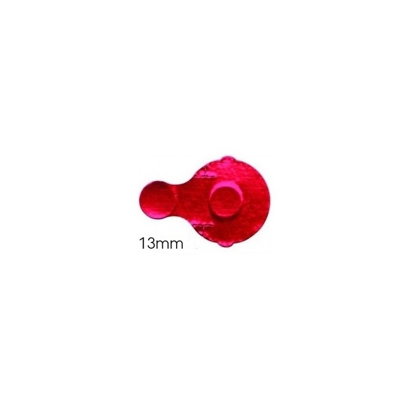 13mm IVA Foil Seal, Red, Sterile, Roll of 1100, catalog no. CP3003R