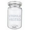 ISO 6R Clear Open Sterile Nested Vials, USP Type 1, Tray of 96