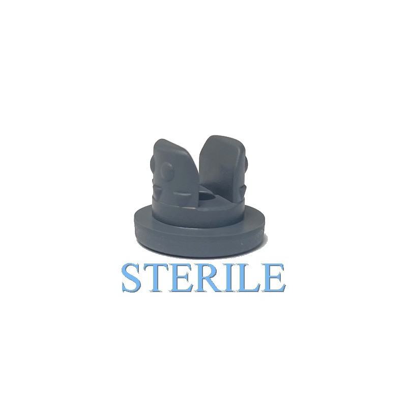 20mm Sterile 2-Leg Lyophilization Vial Stoppers, Bag of 1,000 20mm Sterile 2-Leg Lyophilization Vial Stoppers, Bag of 1,000