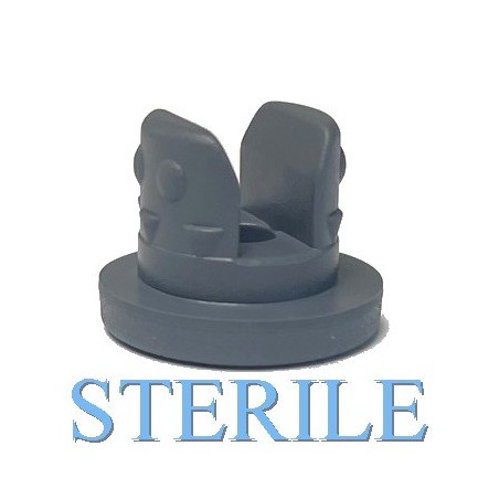 20mm Sterile 2-Leg Lyophilization Vial Stoppers, Bag of 1,000