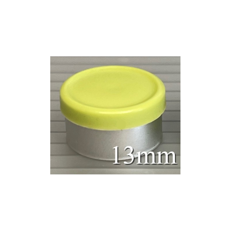 Faded Light Green 13mm West Matte Flip Cap Vial Seals, Bag of 1,000