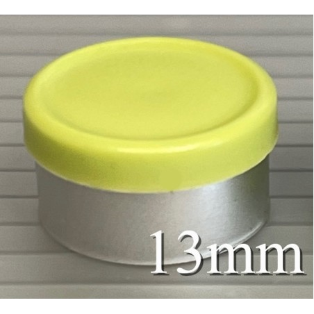 Faded Light Green 13mm West Matte Flip Cap Vial Seals, Bag of 1,000