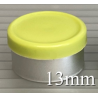Faded Light Green 13mm West Matte Flip Cap Vial Seals, Bag of 1,000