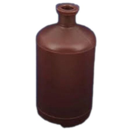 500mL Amber HDPE Plastic Serum Bottles, Case of 140