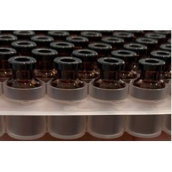 No Minimums! Sterile Nest in Tub ISO 2R amber open sterile vials