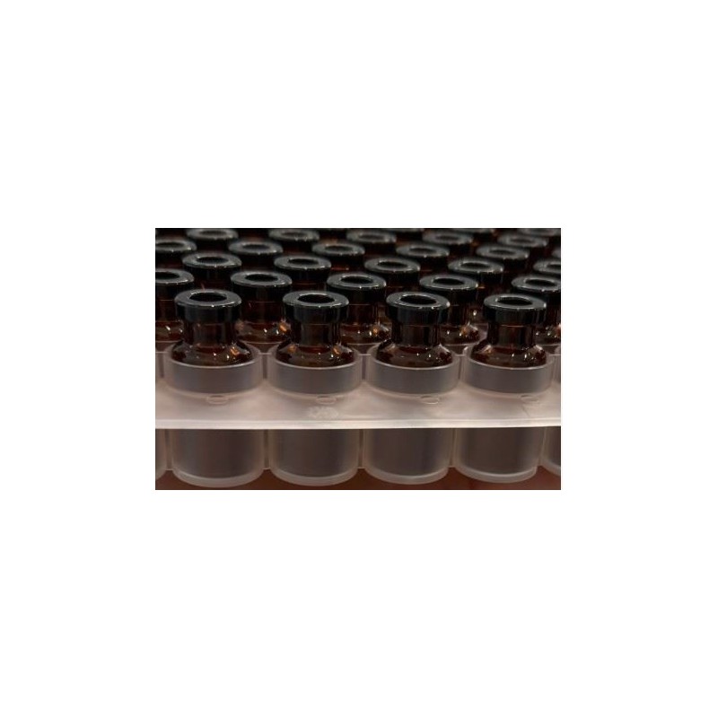 No Minimums! Sterile Nest in Tub ISO 2R amber open sterile vials