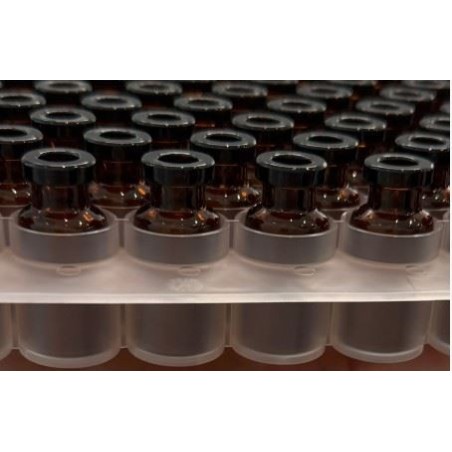 No Minimums! Sterile Nest in Tub ISO 2R amber open sterile vials
