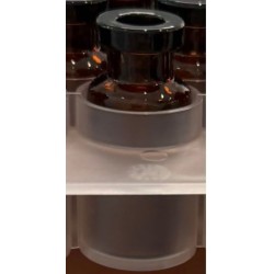 No Minimums! Sterile Nest in Tub ISO 2R amber open sterile vials