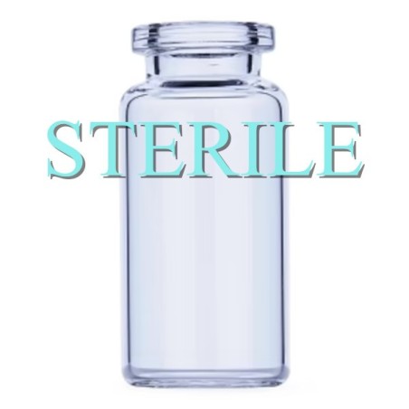 Sterile Open 10ml Vials, Clear Type 1 Glass, 24x50mm, Case of 435