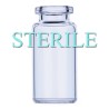 Sterile Open 10ml Vials, Clear Type 1 Glass, 24x50mm, Case of 435