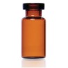 ISO 2R Amber Serum Vials, USP Type 1 amber borosilicate glass, 16x35mm, tray of 264pc