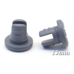 13mm Vial Stopper, Bromobutyl 2-Leg Lyophilization, Bag of 1000