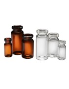 Clear and Amber USP Borosilicate Glass Serum Vials