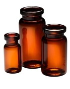 Amber Glass Vials - USP borosilicate amber glass serum vials.